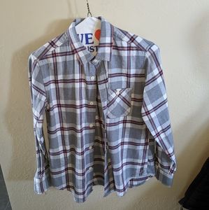 Crewcuts boys flannel shirt size 12